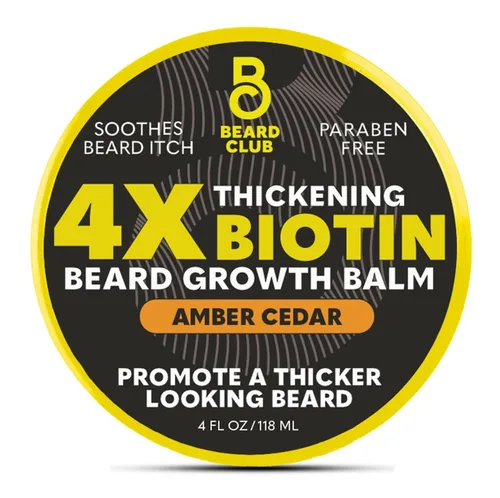 Vista 17 de The Beard Club Crema para Barba de Biotina - Mantequilla de Karité Hidratante y Humectante para un Vello Facial y Piel Más Saludables