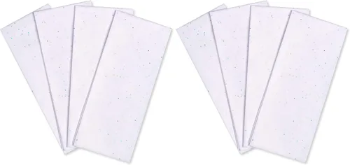 Vista 9 de Papyrus 4 hojas de papel de seda dorado para cumpleaños, manualidades, bricolaje y más Oro