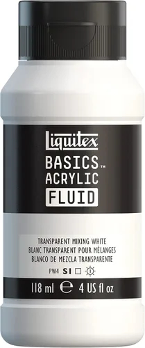 Vista 46 de Liquitex BASICS - Pintura acrílica fluida, botella de 4 onzas, tono permanente carmesí lizarina Super Versatile, Fine Art Pigments; Fluid