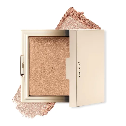 Vista 5 de Jouer Resaltador en polvo - Polvo iluminador para rostro - Maquillaje luminizador - Pigmento para construir - Talco, parabeno, libre de crueldad