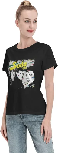 Vista 4 de Soda Stereo Soda Stereo T Shirt Female Summer Tee Casual Short Sleeve Tshirt