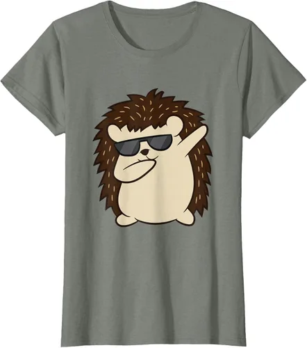 Vista 17 de Dabbing Hedgehog Funny Hedgehog Camiseta S