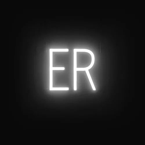 Vista 33 de SpellBrite LED Neon ER Sign for Business - Blue, 9" x 6" Azul