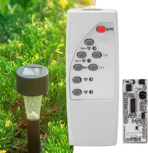 Vista 5 de Placa de circuito de lámpara solar, placa de control de carga solar, sensor humano infrarrojo, inducción, control de luz nocturna, módulo de sensor