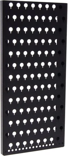 Vista 2 de Angelynn's Soporte organizador de aretes montado en la pared para mujeres pequeñas y medianas, aretes colgantes, estante colgante de almacenamiento