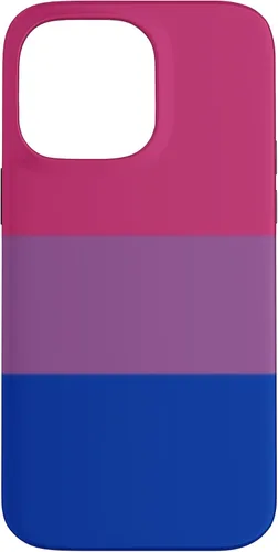 Vista 21 de Funda de colores de la bandera del orgullo bisexual para iPhone 16