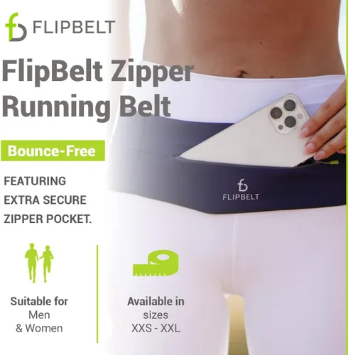 Vista 2 de FlipBelt cinturón con cremallera