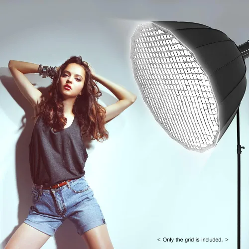 Vista 2 de Andoer 47.2 in Softbox Honeycomb Grid 16 Robs Deep Photography Parabólico Softbox Grid