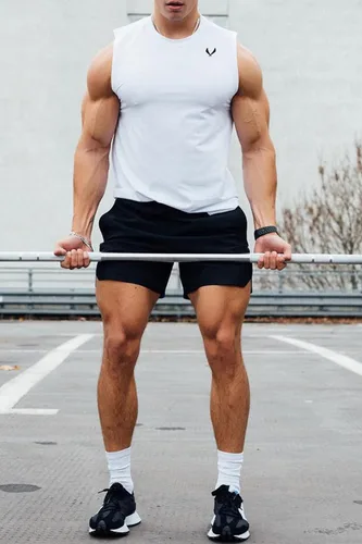 Vista 2 de GYM REVOLUTION Pantalones cortos deportivos de secado rápido para hombre con bolsillos