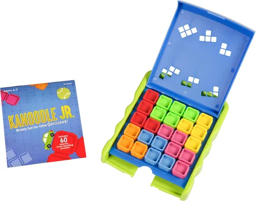Vista 3 de Educational Insights Kanoodle Jr. - Rompecabezas cerebrales 3D, juego de cerebro para un jugador, divertidos juegos de viaje para niños, desafiantes