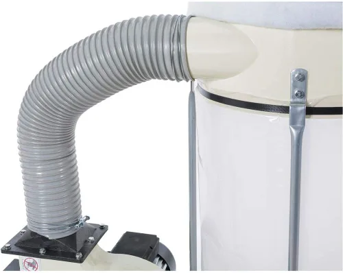 Vista 4 de Shop Fox W1685-1-1/2 HP Colector de polvo, blanco