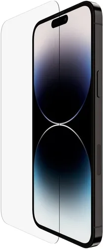 Vista 18 de Belkin ScreenForce UltraGlass Protector de pantalla con filtro de luz azul para iPhone 14 Pro, resistente a los arañazos, protección contra impactos