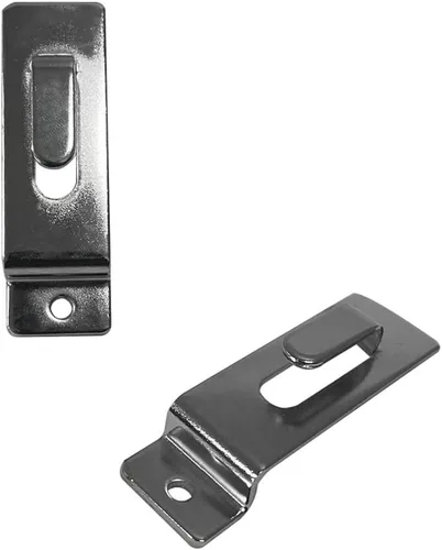 Vista 4 de Gancho de muesca simple Slatwall Hooks, cromado, juego de 25 piezas
