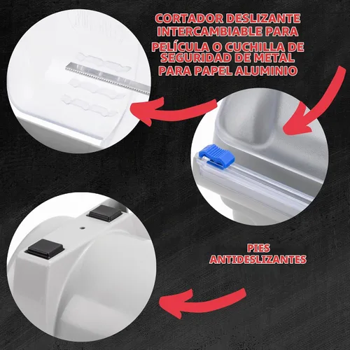 Vista 8 de Kenkut 3 Dispensador y cortador de película y lámina