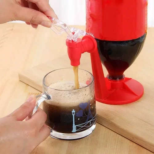 Vista 6 de meine Dispensador de soda ahorrador, grifo mágico, botella dispensadora de agua potable boca abajo, dispensador de bebidas de coca cola, barra