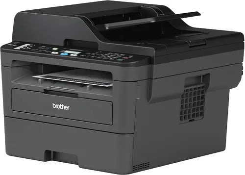 Vista 2 de Impresora láser monocromática Brother, MFCL2710DW, redes inalámbricas, impresión dúplex, incluye prueba de suscripción de renovación de 4 meses