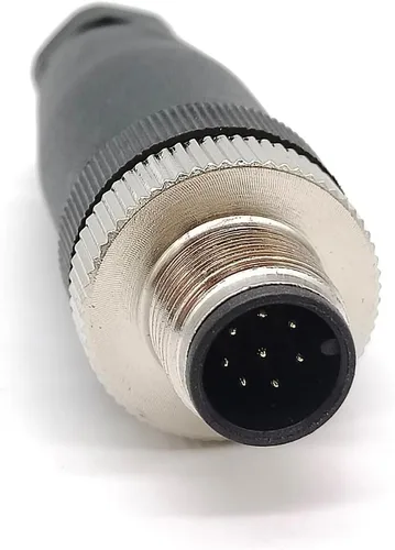 Vista 12 de Elecbee Conector de cable M12 Circular Impermeable Enchufe de Aviación Terminación de Tornillo Instalable en Campo Desapantallamiento Recto