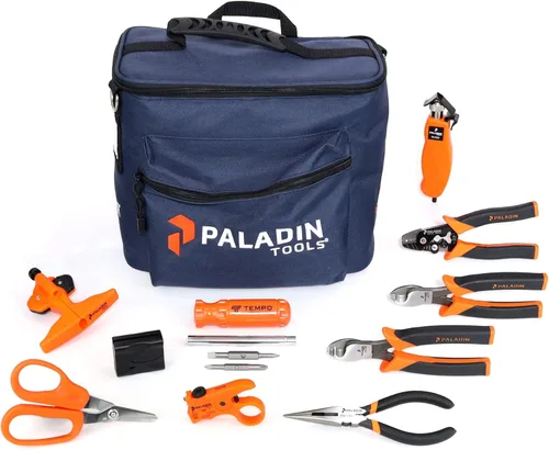 Vista 7 de Paladin Tools - Kit de herramientas de fibra óptica de grado profesional FTK-T - Cortar, pelar, terminar cables de fibra óptica