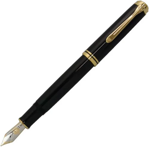 Vista 2 de Pelikan Pluma estilográfica Premium M600 F Plume Negro