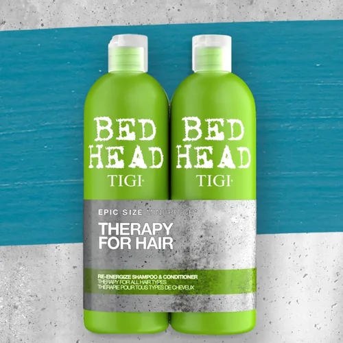 Vista 2 de TIGI Bed Head Urban Antidotes Re-Energize Champú 25.36 oz (Paquete de 2)