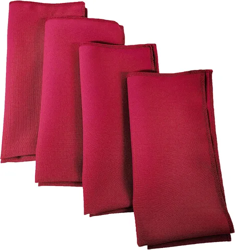 Vista 29 de LA Linen Paquete de 10 servilletas de popelina de poli, servilletas de tela suave, servilletas lavables y reutilizables, servilletas de mesa