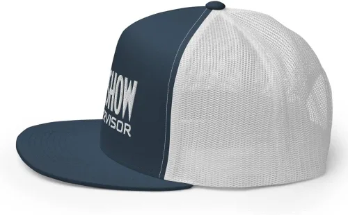 Vista 6 de Shit Show Supervisor - Gorra de camionero de alta calidad, gorra ajustable con corona alta, regalo divertido de broma