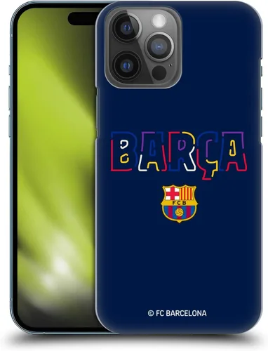 Vista 10 de Head Case Designs Funda rígida con licencia oficial del FC Barcelona Barca Crest Graphics compatible con Apple iPhone 14 Pro Max