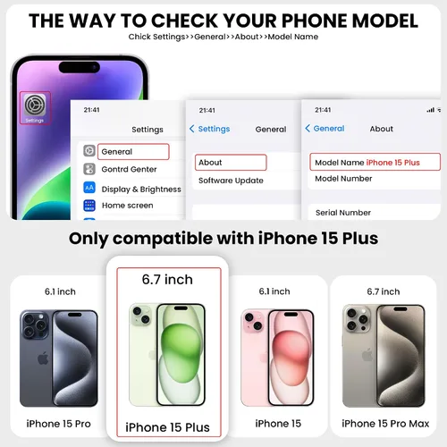 Vista 8 de Funda para iPhone 15 Plus de 6.7 pulgadas, cartera cruzada con bloqueo RFID, 4 ranuras para tarjetas, soporte de anillo de 360°, funda protectora