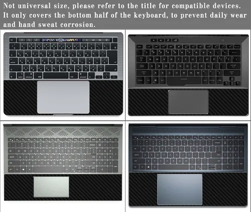 Vista 2 de 2 Pack Keyboard TouchPad Film Protector, compatible with Fujitsu Celsius H980 17.3" TPU Trackpad Guard Cover Skin