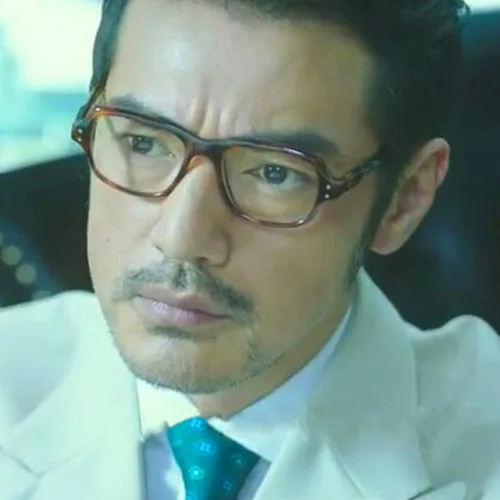 Vista 5 de EAREADA - Gafas ópticas de acetato para hombre con montura Takeshi Kaneshiro