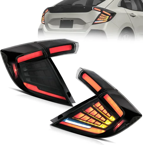 Vista 12 de VLAND Faros delanteros para Honda Civic de 10ª generación Sedan/Coupe/Hatchback/Type R 2016-2021