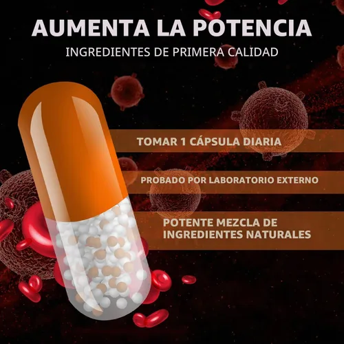 Vista 3 de Cápsulas Arialief, suplemento avanzado Arialief, fórmula totalmente natural para mantener niveles saludables, fórmula diaria de máxima fuerza