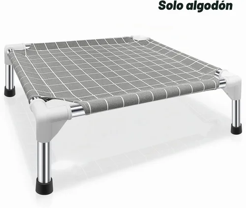 Vista 2 de Funda de repuesto para cama elevada para perros, funda de algodón