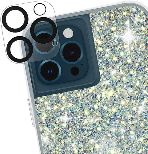 Vista 2 de Case-Mate - Protector de lente de cámara trasera para iPhone 12 Pro Max - Vidrio templado - 6.7 pulgadas - Transparente