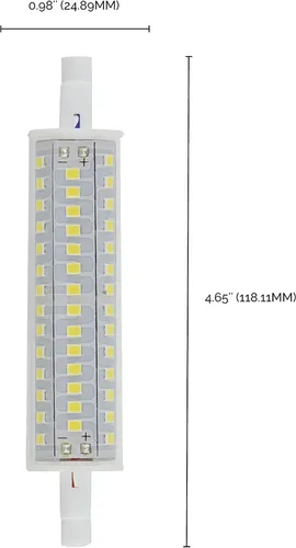 Vista 5 de Satco (S11222) Bombilla LED T3 de 10 vatios - 3000K (1 bombilla LED)