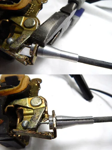 Vista 4 de Pieza de fijación de cable OEM para puerta de automóvil para serie F, serie E, Ranger, Expedition, Excursion, Navigator - Kit de reparación de cable