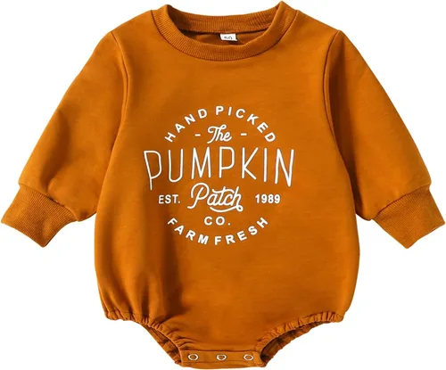 Vista 20 de Sudadera de calabaza para bebé, niña, niño, Halloween, sudadera de gran tamaño, mameluco de burbujas, suéter