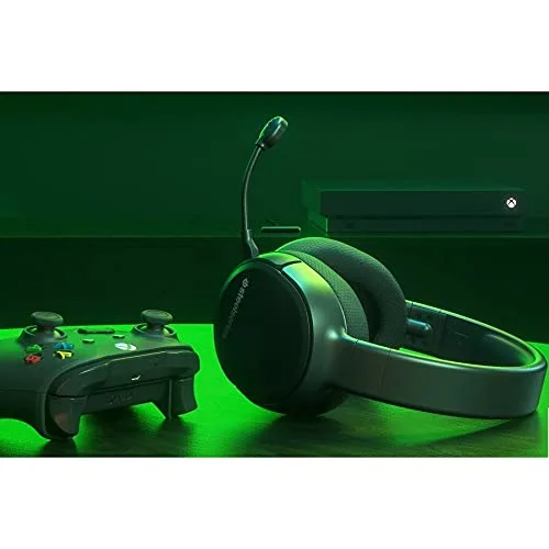 Vista 6 de SteelSeries Arctis 1 Wireless Gaming Headset for Xbox USB-C Wireless Detachable ClearCast Microphone for Xbox One, Series X, PS4PS5, PC, Nintendo