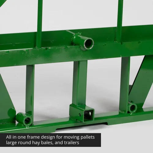 Vista 3 de Titan Attachments UA - Accesorio para marco de horquilla de palet, compatible con John Deere Global Euro Tractor, nominal 4,500 libras