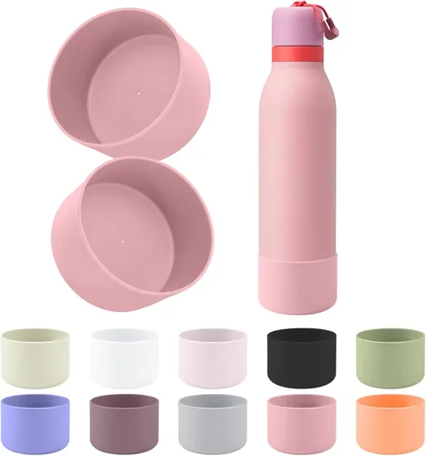 Vista 15 de 2 botas de silicona compatibles con Owala FreeSip Twist de 24 onzas Brisa helada