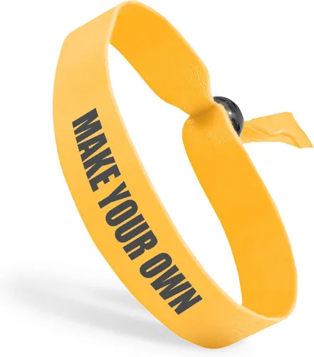 Vista 13 de Pulseras de tela con cuentas ajustables reutilizables Totalmente personalizables Ideal para conciencia, promociones y eventos Disponible a