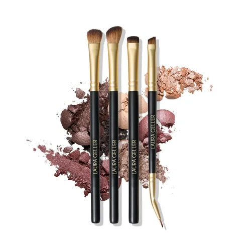 Vista 28 de LAURA GELLER NEW YORK - Brocha retráctil con mango de aluminio Kabuki, para todo el maquillaje facial y base para maquillaje facial líquido, crema