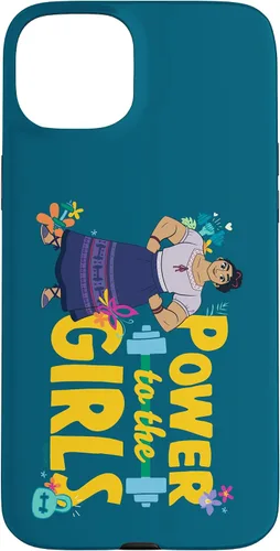 Vista 9 de Carcasa para iPhone 16 Disney Encanto Luisa Power to the Girls
