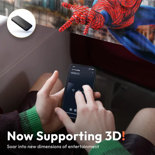 Vista 7 de VITURE Pro Mobile Dock Primera Experiencia XR Inmersiva para Switch 2, Compatible con PS, Co-op Stream & Play, Contenido 2D/3D, se Adapta a Switch