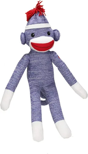 Vista 21 de Plushland Adorable Mono de Calcetines, El Original y Tradicional Juguete de Animal de Peluche Tejido a Mano, Regalo para Niños, Bebés, Adolescentes