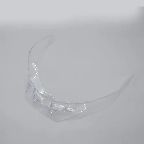 Vista 4 de Casco de motocicleta con borde trasero, protector de carcasa, visera, tiras de alerón de aire de carreras, cubierta de alerón para accesorios