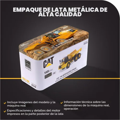 Vista 6 de Camión articulado Caterpillar 745 1:125 - Diecast Masters 85548 Elite Serie 1:125