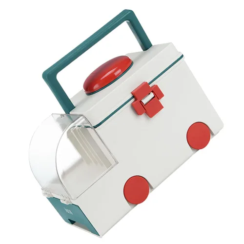 Vista 5 de iplusmile Caja de almacenamiento para vacío – Organizador de capacidad de medicamentos familiares para viajes/grandes compartimentos
