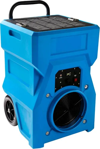 Vista 2 de MOUNTO Purificador de aire industrial portátil de 1000 cfm, depurador de aire negativo, potente motor de 1HP, filtro HEPA verdadero, 2 velocidades