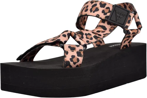 Vista 9 de Sandalia Guess para mujer Avin Azul+blanco Denim